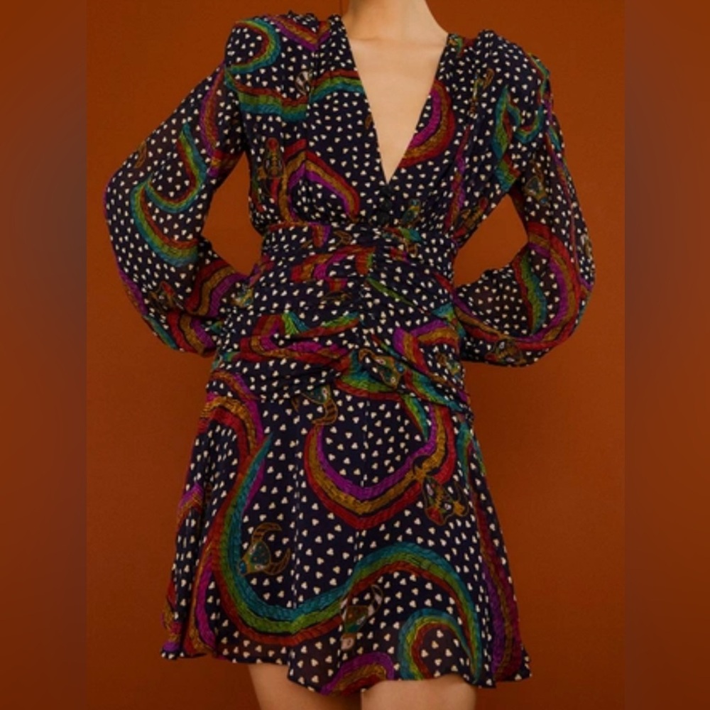 Farm Rio Rainbow Oxen Dress